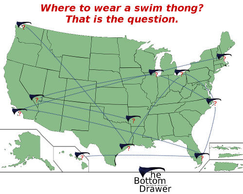 Where to wear a swim thong