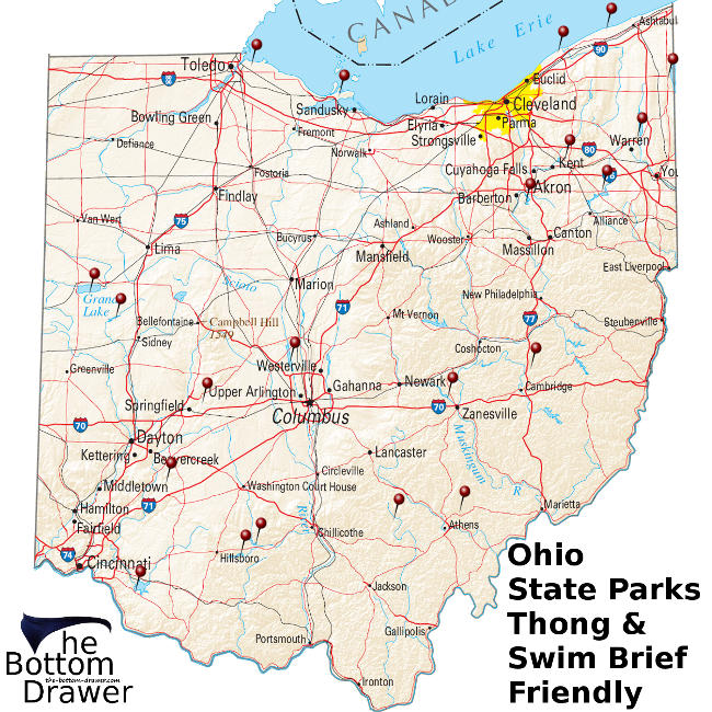 Ohio State Parks - Thong & Swim Brief Friendly