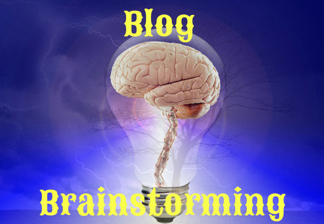 Blog Brainstorming