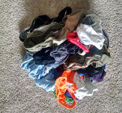 Bikini and Thong Trash Pile