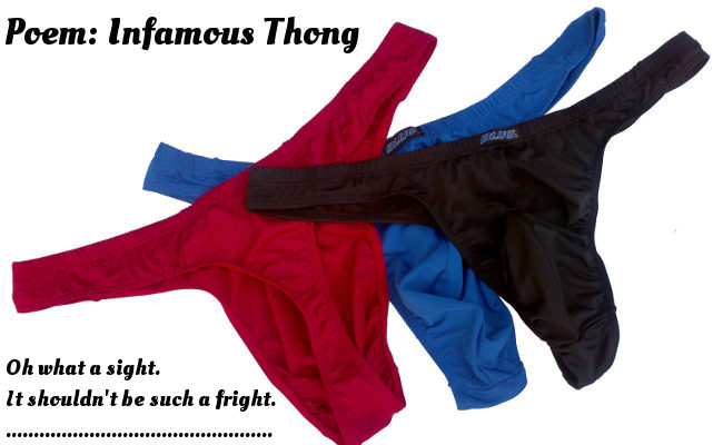 Poem: Infamous Thong - The Bottom Drawer