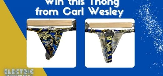 Carl Wesley Electric Python Thong giveaway