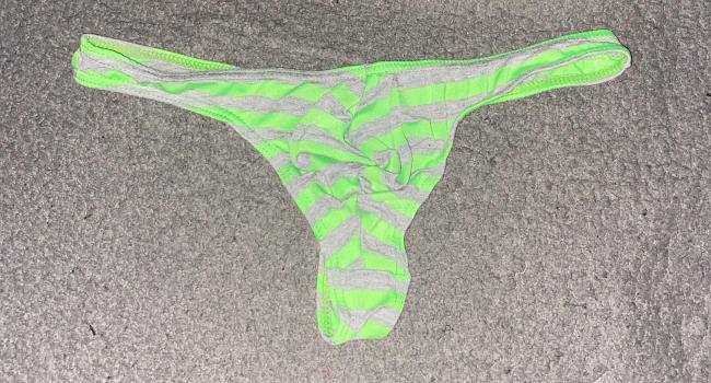 Striped Thong