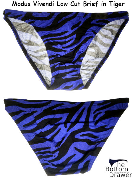 Modus Vivendi Low Cut Brief in Tiger