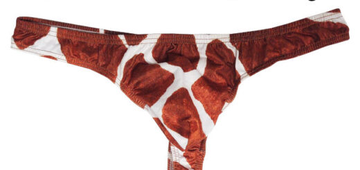 Review MCE Creations Thong - Giraffe Print
